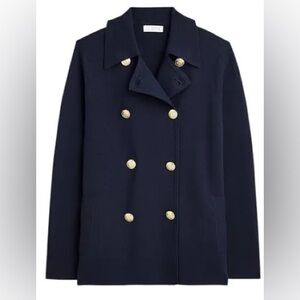 J Crew Warwick sweater blazer nautical NWT